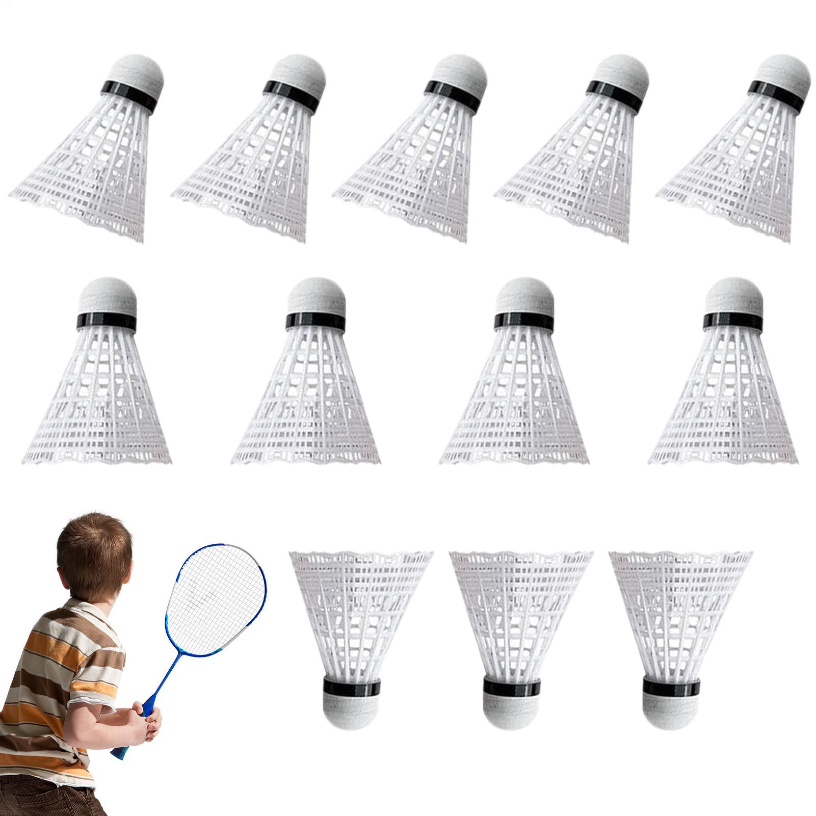Nylon Shuttlecock 12 - Palline da badminton, 12 pezzi, attrezzatura