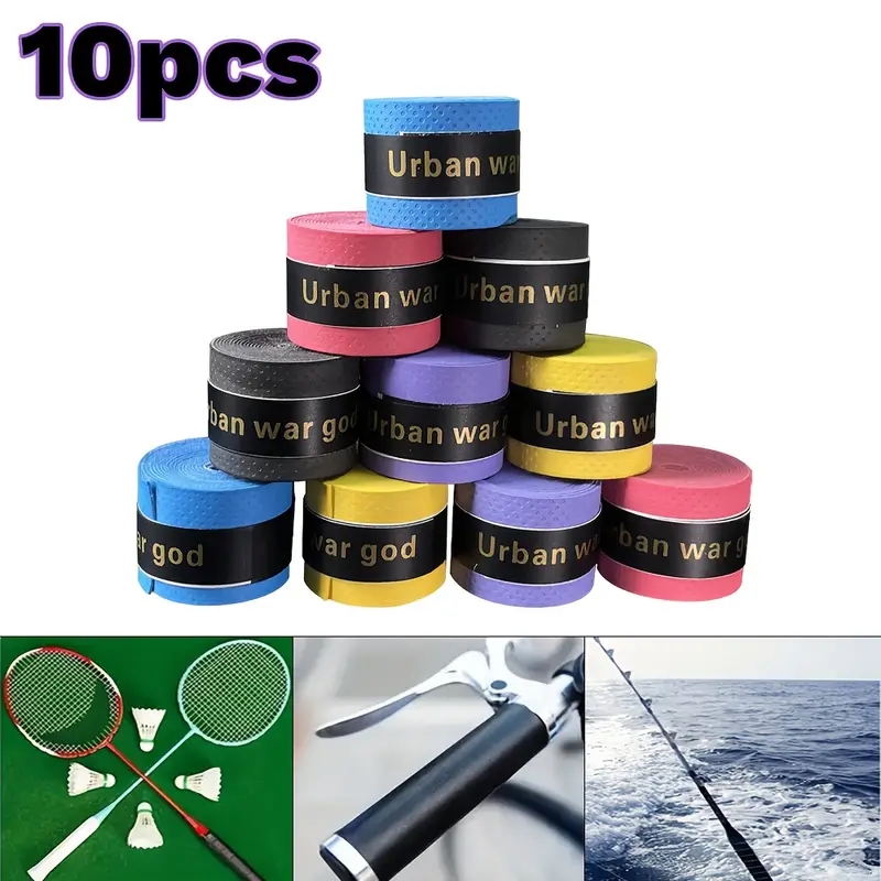 Badminton Grip Tape - Nastro Antiscivolo per Badminton, Tennis, Pesca
