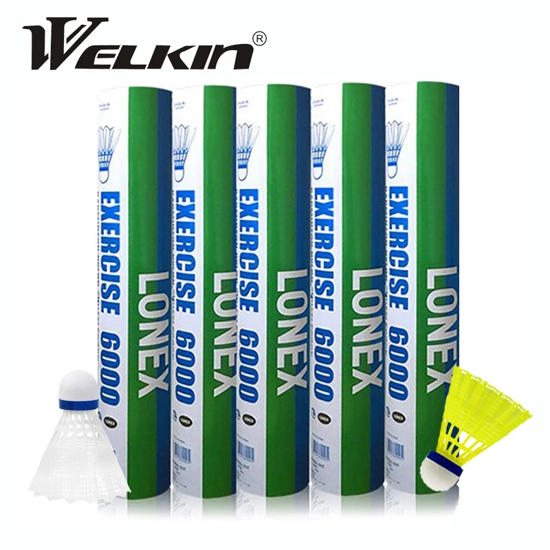 Nylon Shuttlecock 12 - 12 pezzi/barile in nylon super resistente