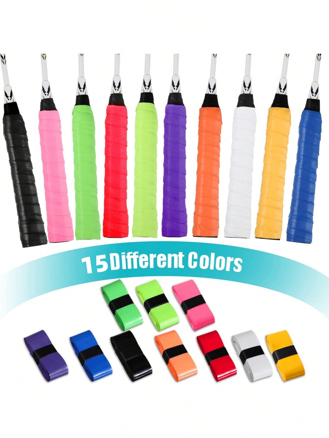 Badminton Grip Tape - Nastro adesivo elastico antiscivolo e assorbente