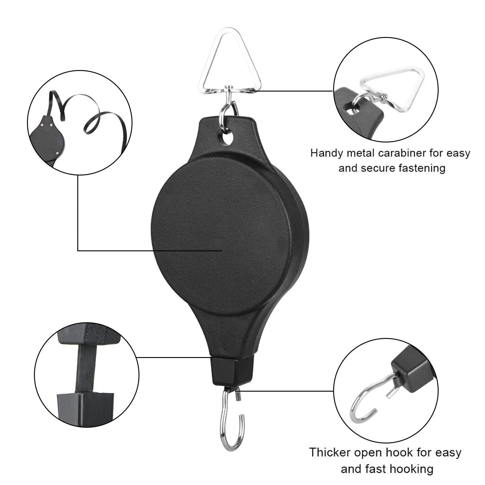 Ganci a carrucola retrattili p - String Tension Clip recensione e prezzo
